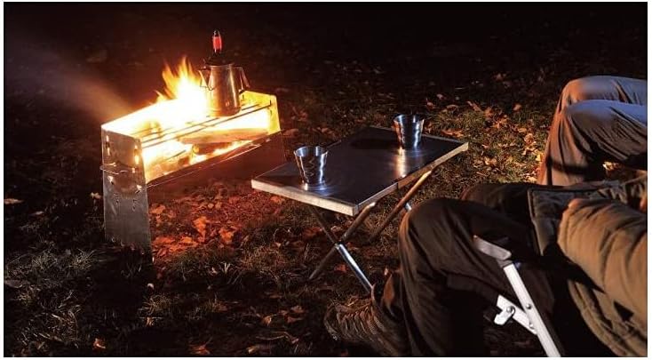 レビューあり】ユニフレームの焚き火テーブルはキャンプツーリングに 